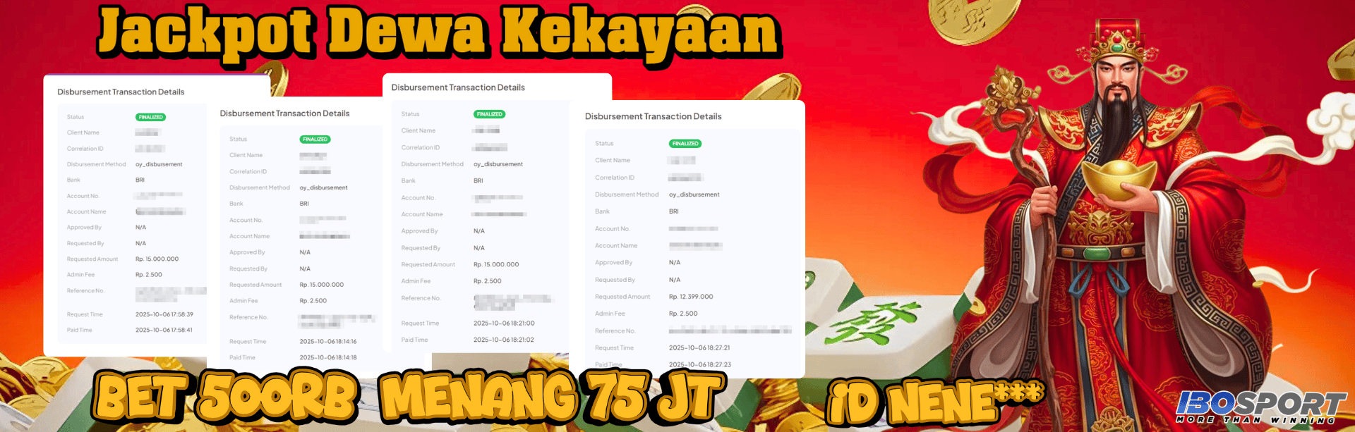 Testimoni sampai tanggal 21 Oktober